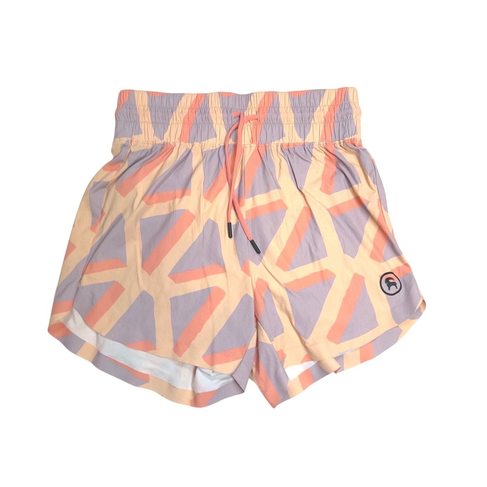 Backcountry Womens 3.5" River Geometric Print Shorts size Medium